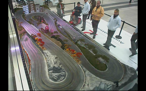 large slot car track