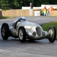 Mercedes and Audi Pre-War Grand Prix Cars Racing at Goodwood Revival