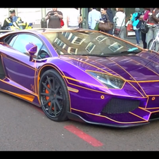 Qatari Royal S Glow In The Dark Aventador Impounded In Uk