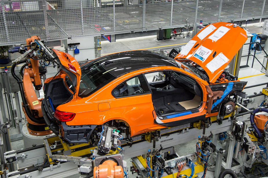 The M3s were built in Regensburg with the engines being shipped from Munich