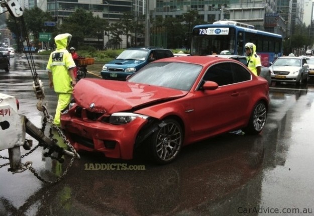 BMW 1 Series M Coupe involved in four crashes already BMW 1 Series M Coupe involved in four crashes already