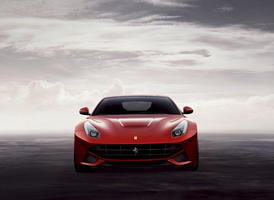 With the new V12 model Ferrari has developed a very compact car with a lower centre of gravity that is further back in the chassis.