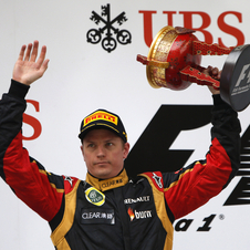 Raikkonen conquistou dois pódios nas últimas três corridas, entre os quais uma vitória