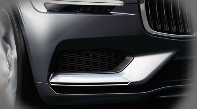 Glimpses of the Volvo Concept are barely visible in the video Glimpses of the Volvo Concept are barely visible in the video
