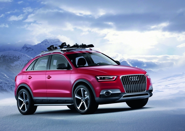 The Q3 Red Track is meant for skiers. The Q3 Red Track is meant for skiers.