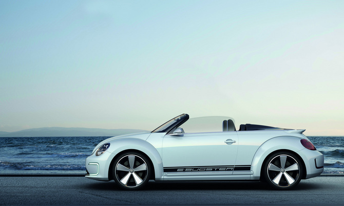 The nacelles behind the passengers give the E-Bugster a sport look The nacelles behind the passengers give the E-Bugster a sport look