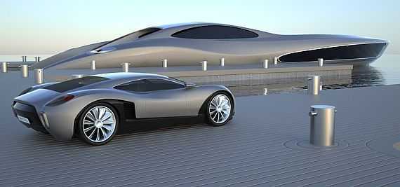 Stand Craft 122 Superyacht Concept That Comes with a Supercar Stand Craft 122 Superyacht Concept That Comes with a Supercar