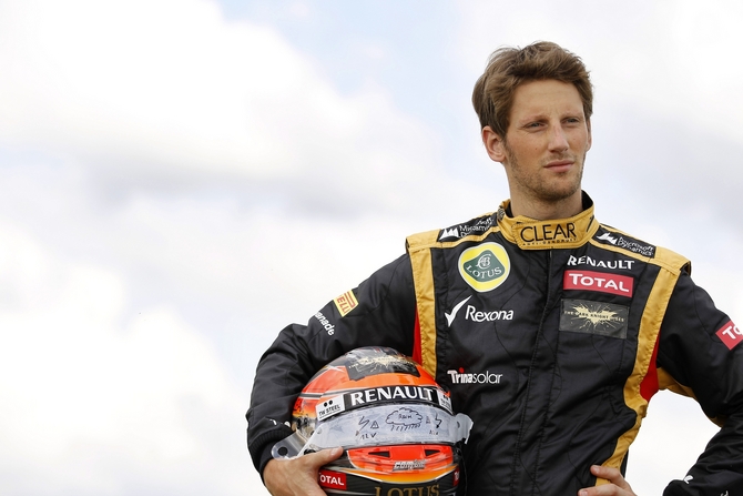 Grosjean ainda está à procura de chegar ao primeiro lugar do pódio esta temporada Grosjean ainda está à procura de chegar ao primeiro lugar do pódio esta temporada