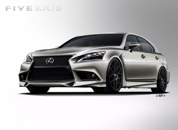 Five Axis tuned a LS460 F Sport with 22in wheels Five Axis tuned a LS460 F Sport with 22in wheels