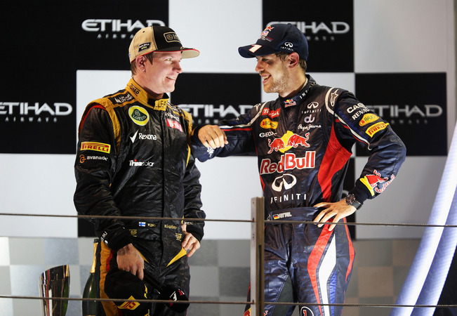 Raikkonen e Vettel viram-se envolvidos numa polémica depois de terem dito palavrões durante uma transmissão em direto Raikkonen e Vettel viram-se envolvidos numa polémica depois de terem dito palavrões durante uma transmissão em direto