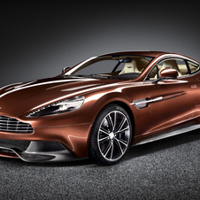 The new Vanquish has a ring of exposed carbon fiber around the bottom of the car The new Vanquish has a ring of exposed carbon fiber around the bottom of the car