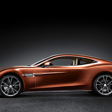 The car is larger than the out-going DBS The car is larger than the out-going DBS