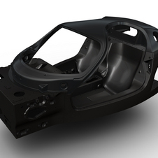 The new composite chassis will be used for the next Ferrari supercar.