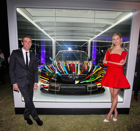 Jeff Koons BMW Art Car feierte Nordamerika-Premiere auf der Art Basel in Miami Beach Jeff Koons BMW Art Car feierte Nordamerika-Premiere auf der Art Basel in Miami Beach