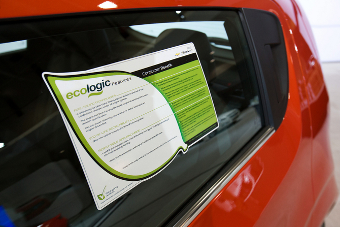 Chevrolet Displaying Environmental Information on Its Models Chevrolet Displaying Environmental Information on Its Models