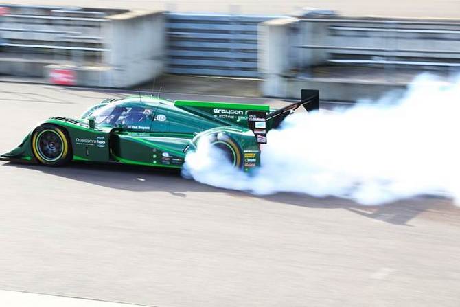 The car has raced previously with a bio-fueled Judd V10 engine