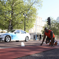 The 320d is among the over 3,000 vehicles BMW donated to the London Olympics
