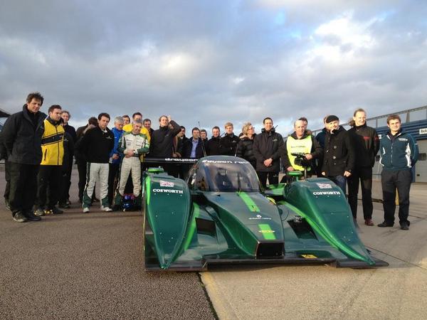 The car will run a in low-drag setup for maximum speed