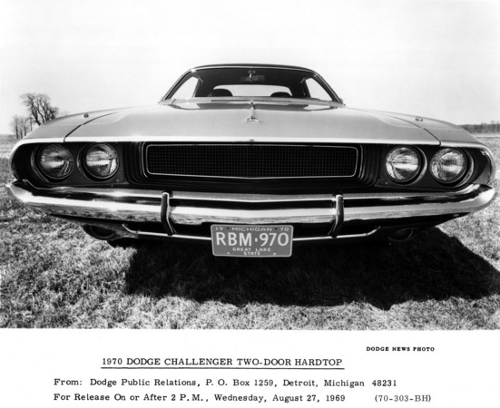 Dodge Challenger, 1970 Dodge Challenger, 1970