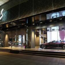 The store is placed in Shanghai's shopping district