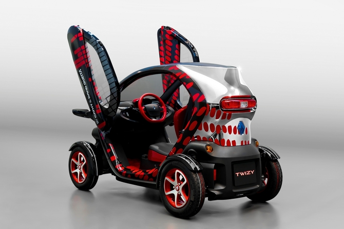The Twizy is Renault's entry into the small, electric car market The Twizy is Renault's entry into the small, electric car market