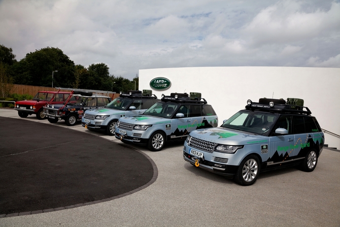 Land Rover sent three Range Rover Hybrids to take on the journey Land Rover sent three Range Rover Hybrids to take on the journey