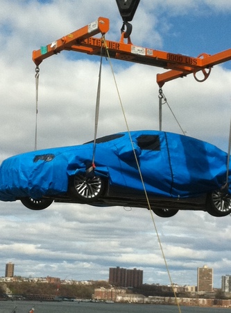 Lexus ES350 Flies into New York Motor Show Lexus ES350 Flies into New York Motor Show
