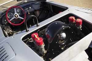 The Porsche used a small, high-revving four-cylinder to move it along