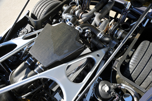 The engine is a twin-turbo 7.0-liter V8 with 1,244hp
