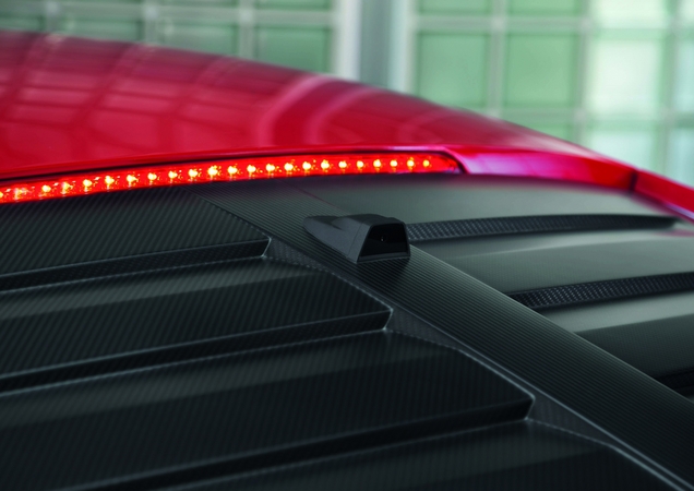 Audi says the camera has a wider view than a conventional mirror Audi says the camera has a wider view than a conventional mirror