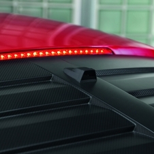 Audi says the camera has a wider view than a conventional mirror