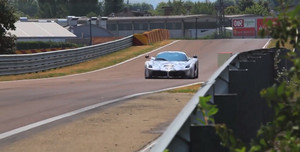 The V12 produces 800hp and 163hp from its electric motor