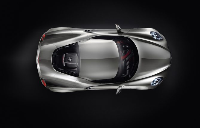 Alfa Romeo claimed a weight of 850kg for the 4C concept Alfa Romeo claimed a weight of 850kg for the 4C concept