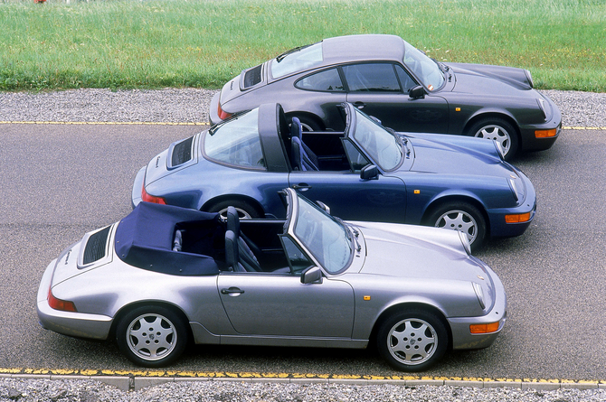 O 911 Targa é produzido pela Porsche desde a década de 70 O 911 Targa é produzido pela Porsche desde a década de 70