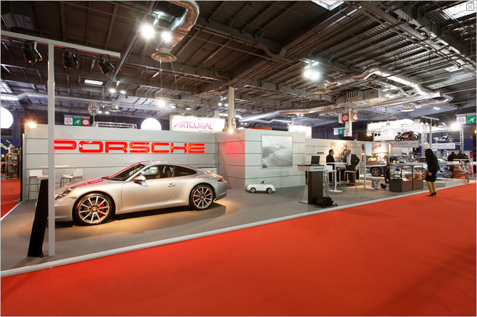 Stand Porsche, Salon Rétromobile 2012 Stand Porsche, Salon Rétromobile 2012
