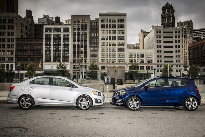 The Sonic RS is now available as a sedan with all of the same upgrades as the hatchback The Sonic RS is now available as a sedan with all of the same upgrades as the hatchback