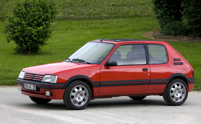 Peugeot 205 GTi share tell a friend share on facebook share on twitter