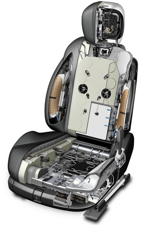 The seats include heating, cooling and massage functions The seats include heating, cooling and massage functions