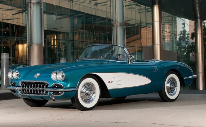 Akerson's 1958 Corvette has been restored Akerson's 1958 Corvette has been restored