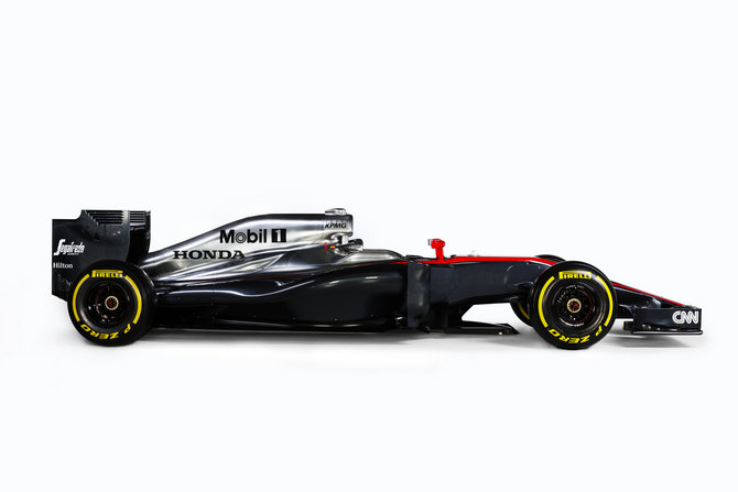The MP4-30 is the only car that will compete with the Honda RA615H Hybrid engine in 2015 The MP4-30 is the only car that will compete with the Honda RA615H Hybrid engine in 2015