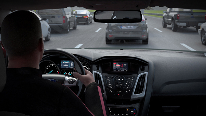 Drivers do not have to have their hands on the wheel Drivers do not have to have their hands on the wheel