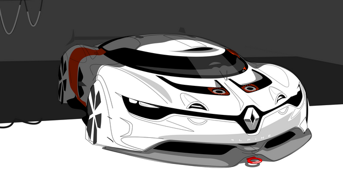 The original design sketch was lower and wider but quite similar The original design sketch was lower and wider but quite similar