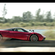 The video shows the car driving as well
