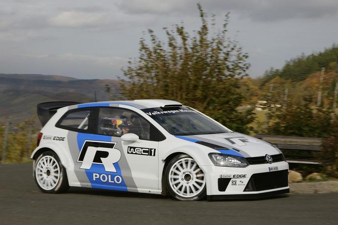Volkswagen Testing Polo R WRC Car Volkswagen Testing Polo R WRC Car