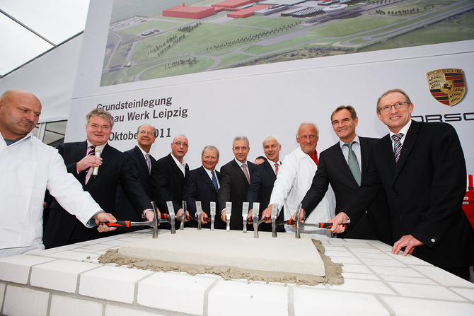 Porsche Breaks Ground on New Factory in Leipzig Porsche Breaks Ground on New Factory in Leipzig