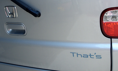 Honda That's Honda That's
