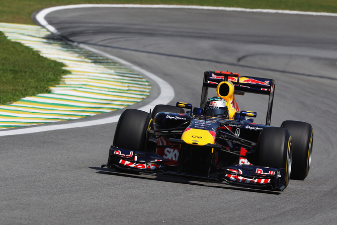 Vettel breaks record with pole in Brazil Vettel breaks record with pole in Brazil