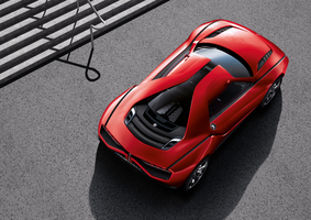 The top of the coupe as a clear middle to let sunlight in