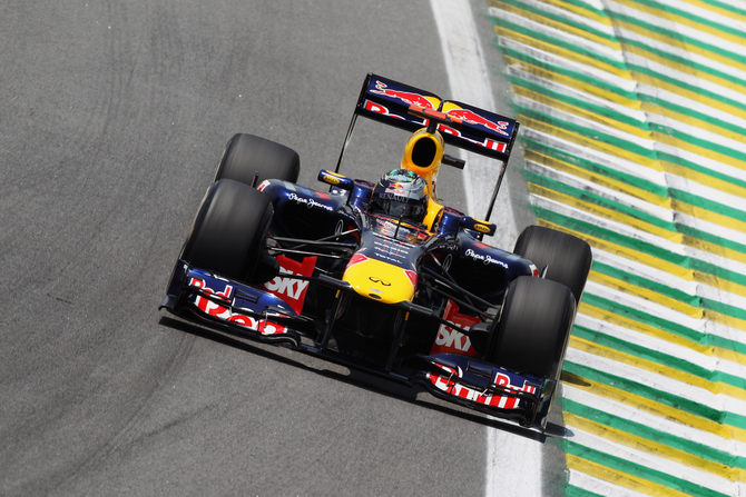 Vettel breaks record with pole in Brazil Vettel breaks record with pole in Brazil