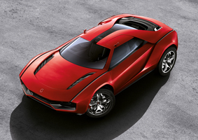 The car features a height-adjustable suspension and a push-rod suspension with eight coilovers